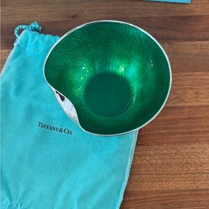 Tiffany & Co. SS Green Thumbp bowl 5 in